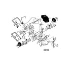 Craftsman 917377180 rotary lawn mower diagram