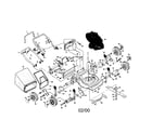 Craftsman 917389250 rotary lawn mower diagram