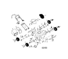 Craftsman 917388350 rotary lawn mower diagram