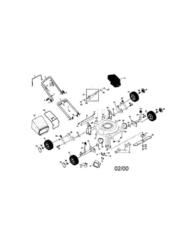Rotary lawn mower