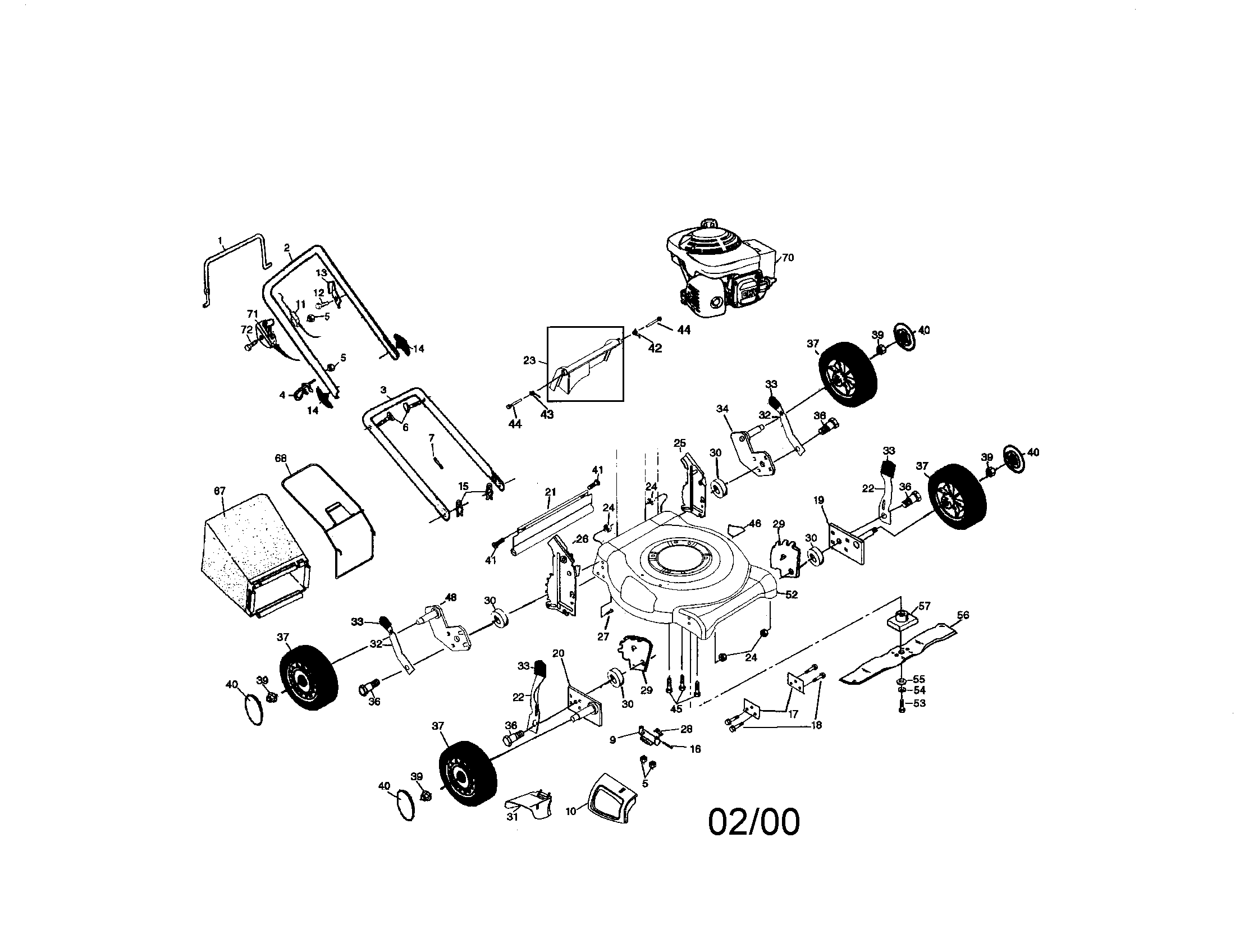 ROTARY LAWN MOWER