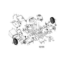Craftsman 917389260 rotary lawn mower diagram