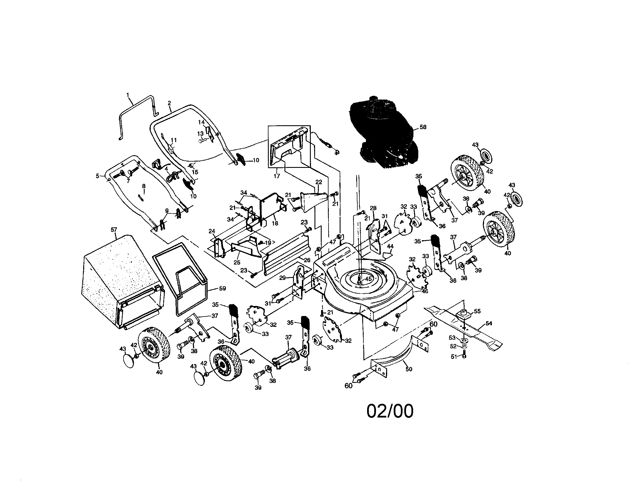 Rotary lawn mower