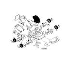 Craftsman 917387410 rotary lawn mower diagram