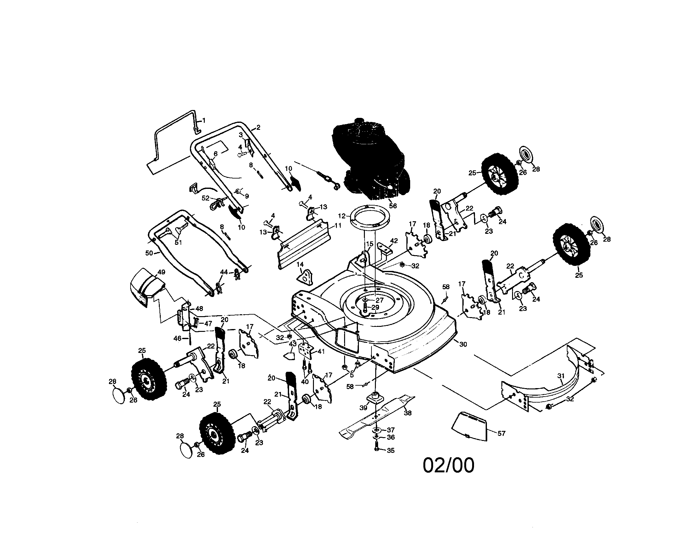 Rotary lawn mower