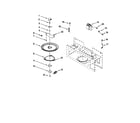 Kenmore 66569682992 magnetron and turntable diagram