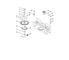Kenmore 66568602992 magnetron and turntable diagram