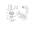 Kenmore 66568600992 magnetron and turntable diagram