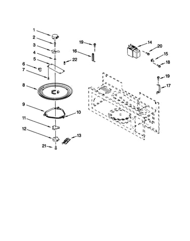 Magnetron and turntable