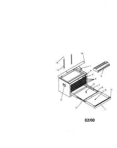 6 drawer professional chest