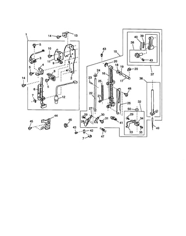 Front set plate unit