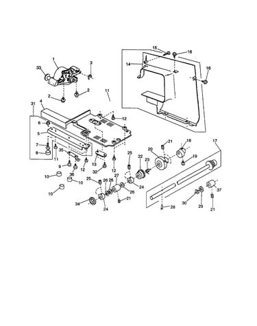 Steeping motor (feed)unit