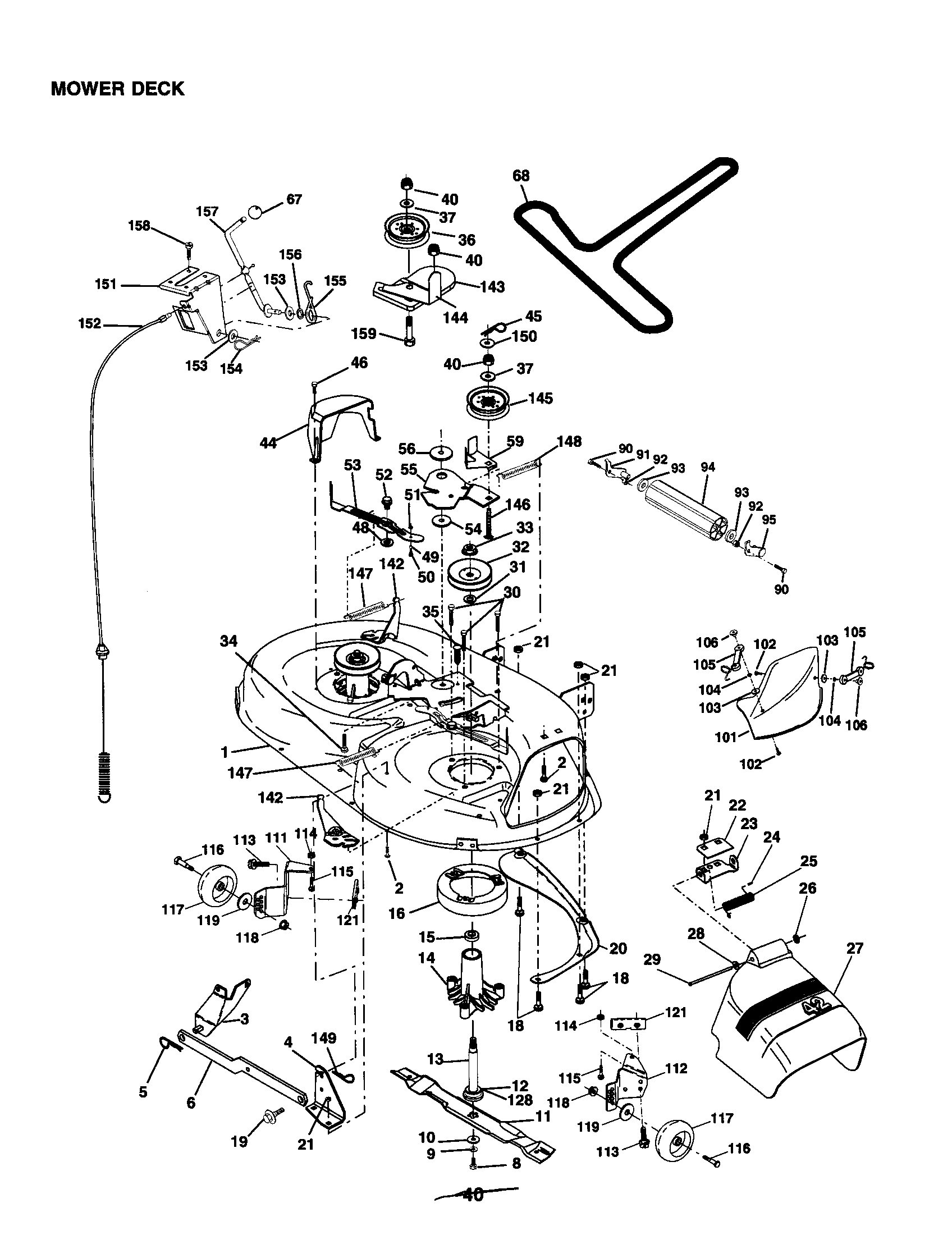 MOWER DECK