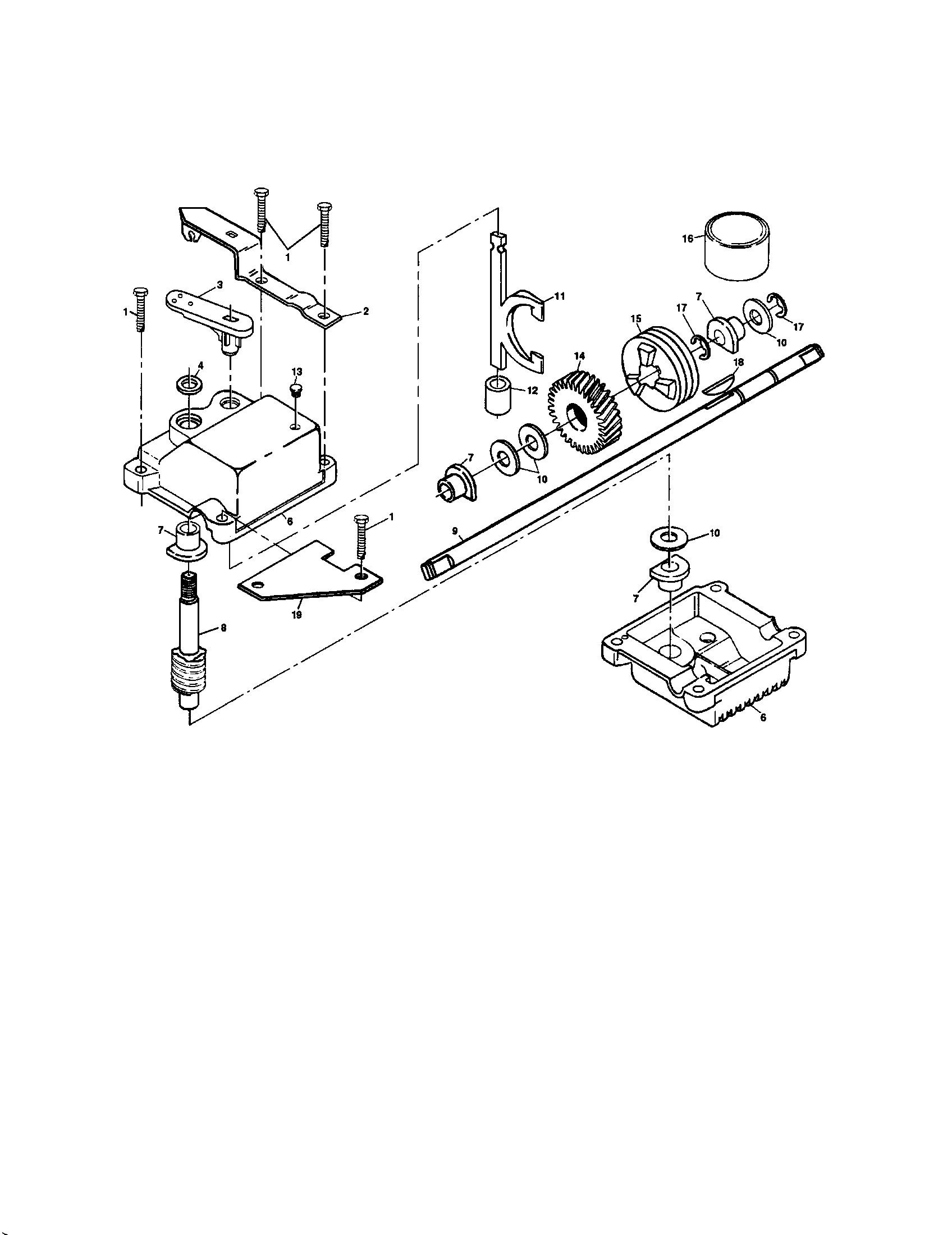 Gear case assembly