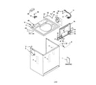 Kenmore 11020942992 top and cabinet diagram