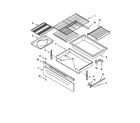 Kenmore 66575824000 drawer and broiler diagram