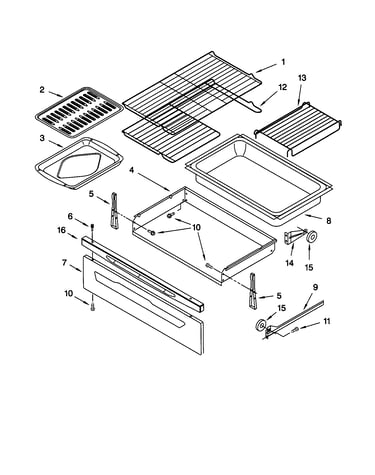 Drawer and broiler