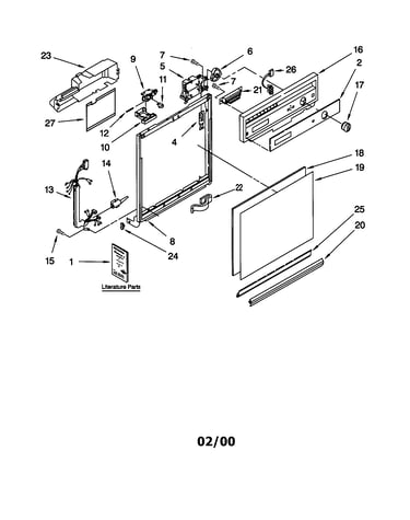 Frame and console