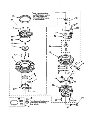 Pump and motor