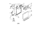 Kenmore 66517422990 frame and console diagram