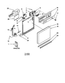 Frame and console