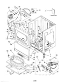 Lower cabinet and front panel