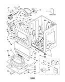Lower cabinet and front panel