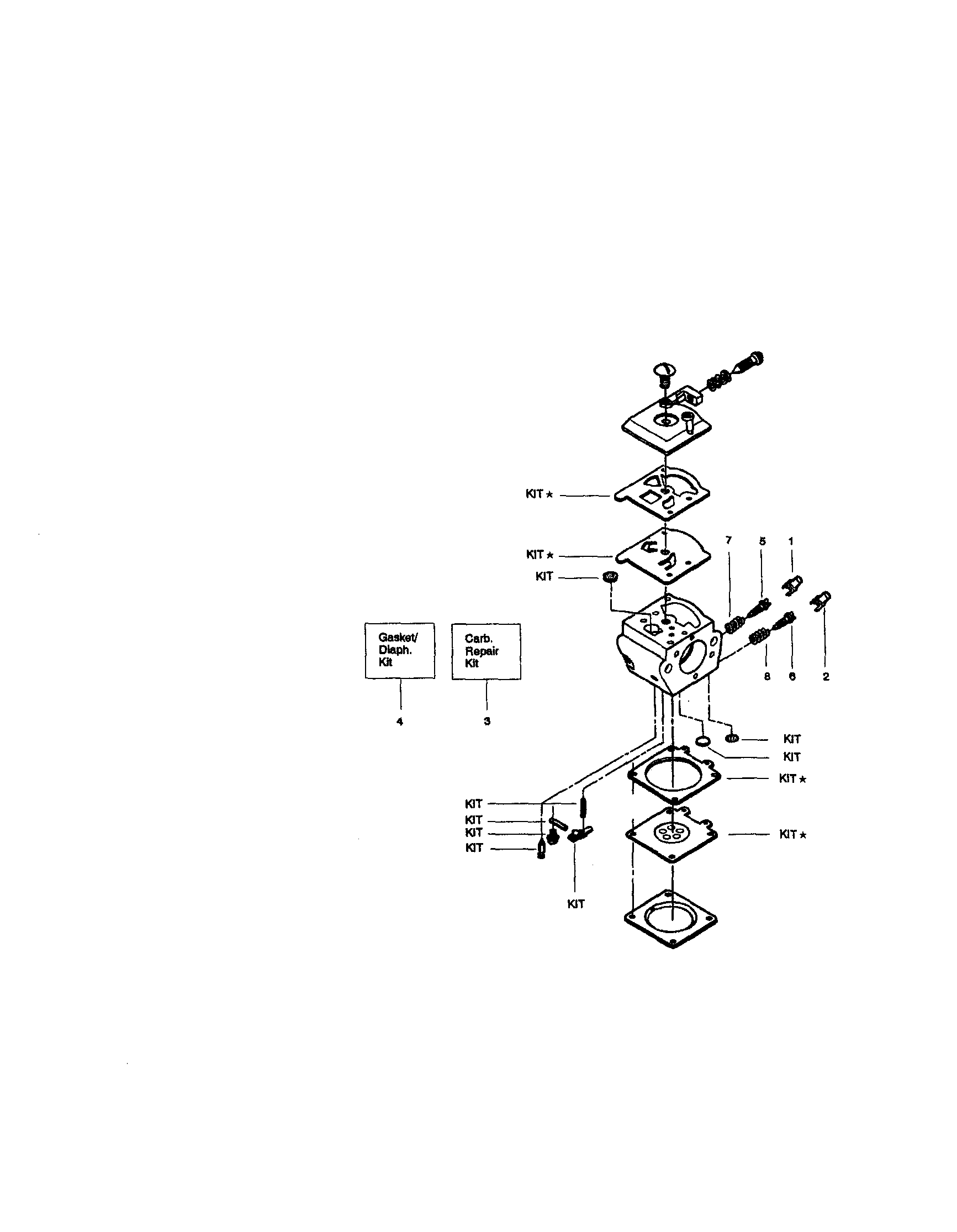 CARBURETOR ASSEMBLY KIT-530069703