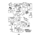Briggs & Stratton 461707-0145-E3 cylinder assembly diagram