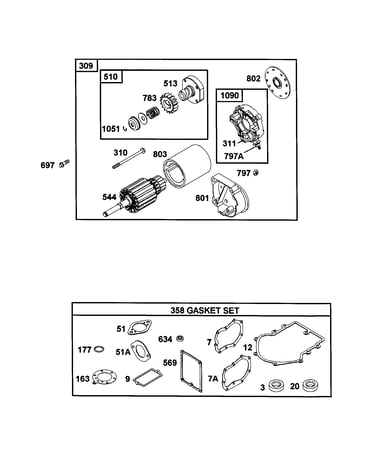 Motor-starter