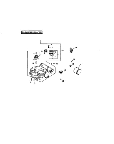 Oil pan/lubrication