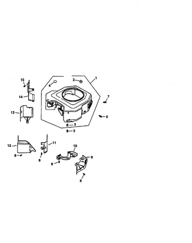 Blower housing and baffles