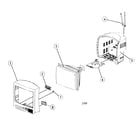 Zenith B13A02D television assembly diagram