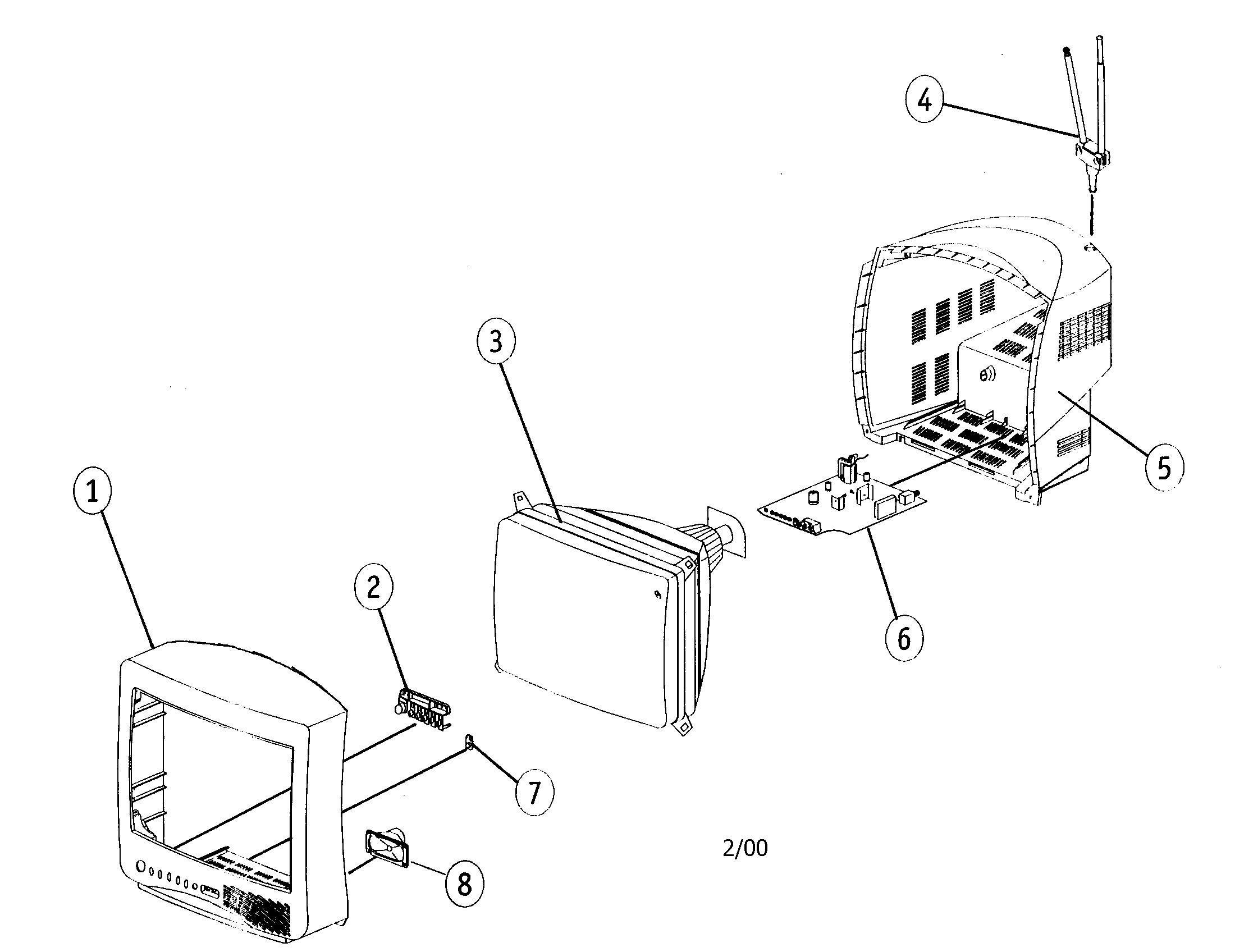 Television assembly