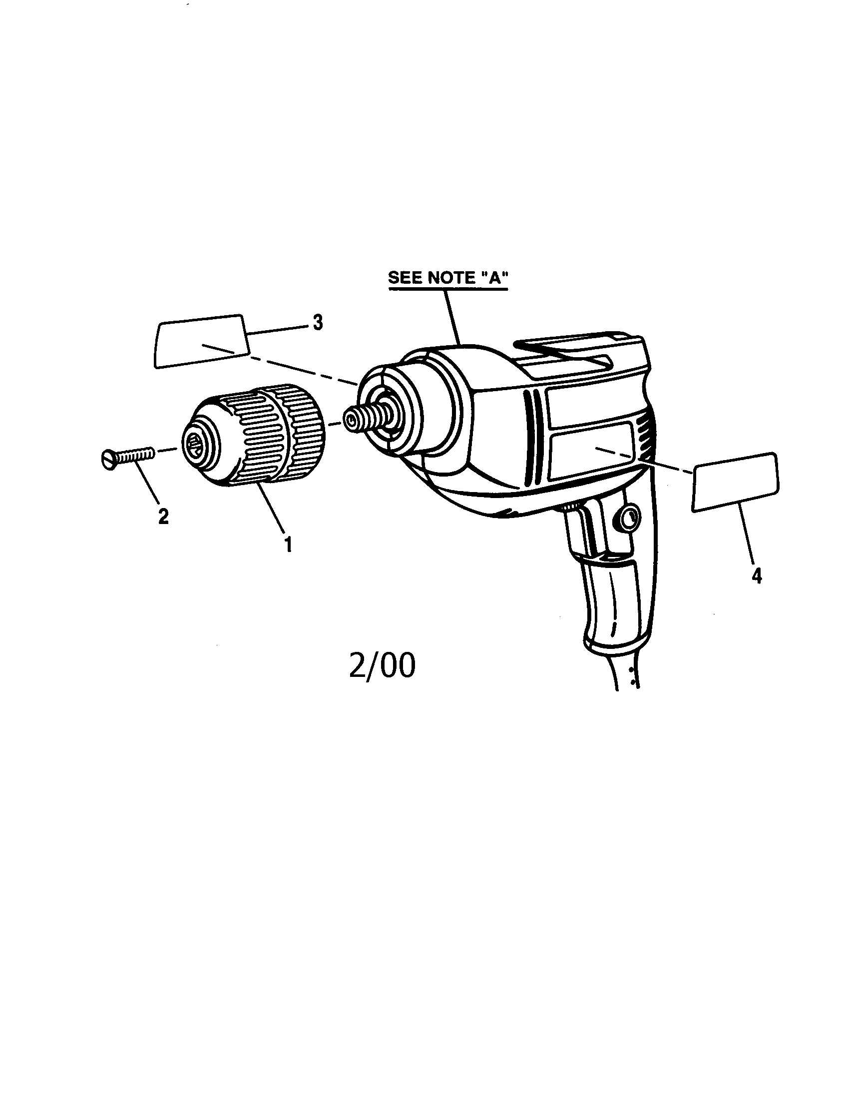 3/8" professional electric drill