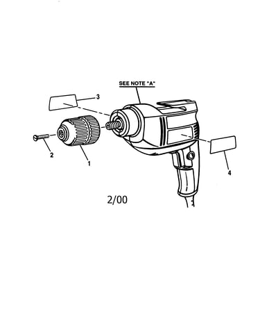3/8" professional electric drill
