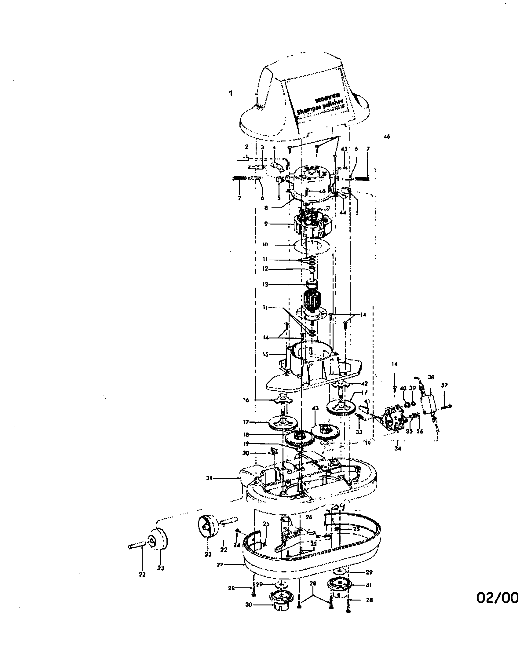 GEAR AND MOTOR HOUSING