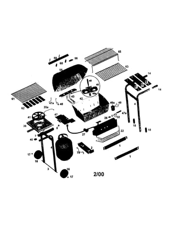 Propane grill