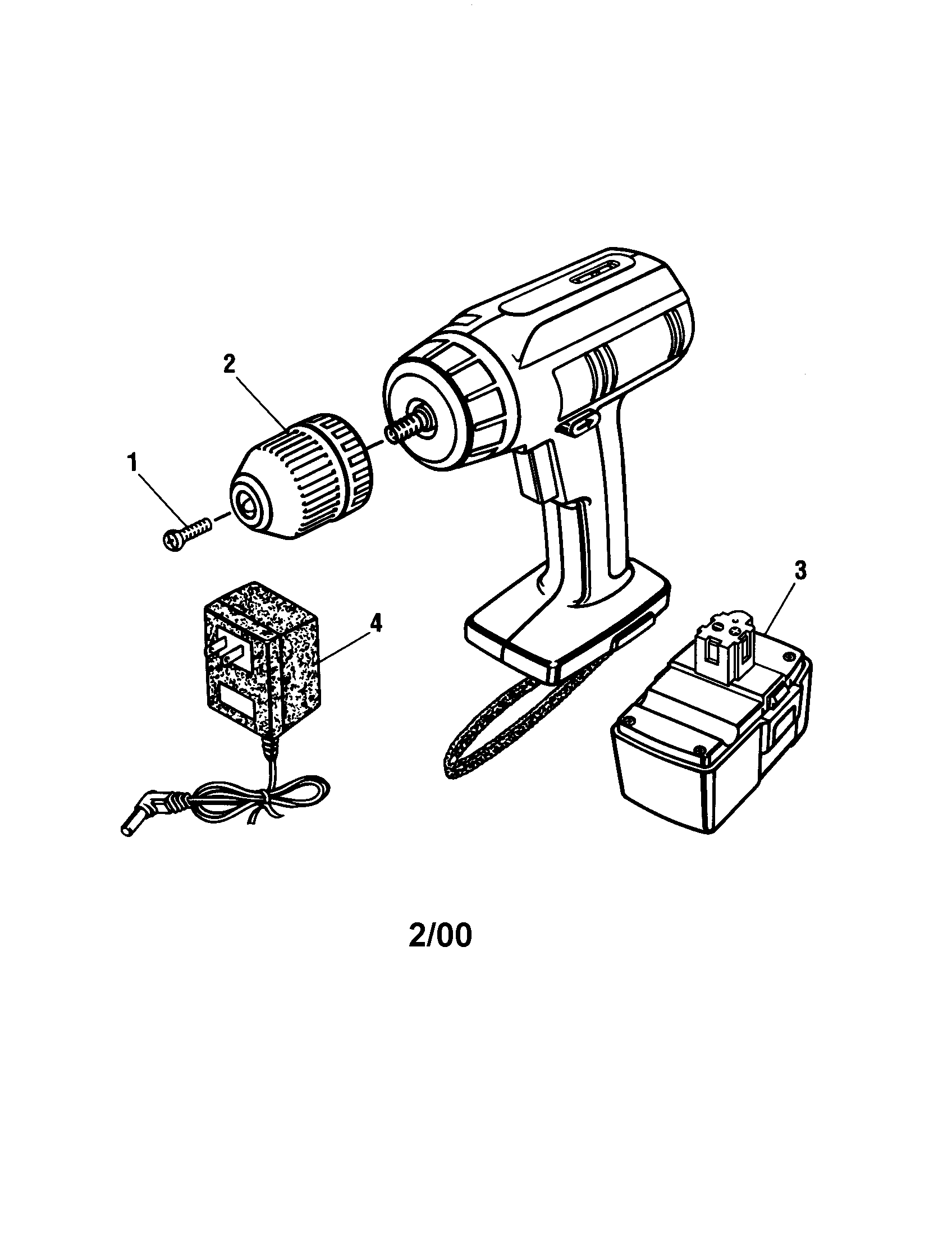 3/8" cordless drill