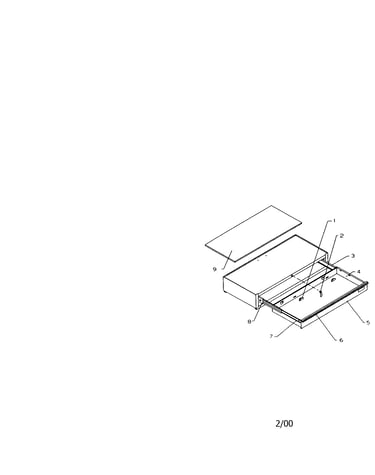 40" 1 drawer ball bearing step up