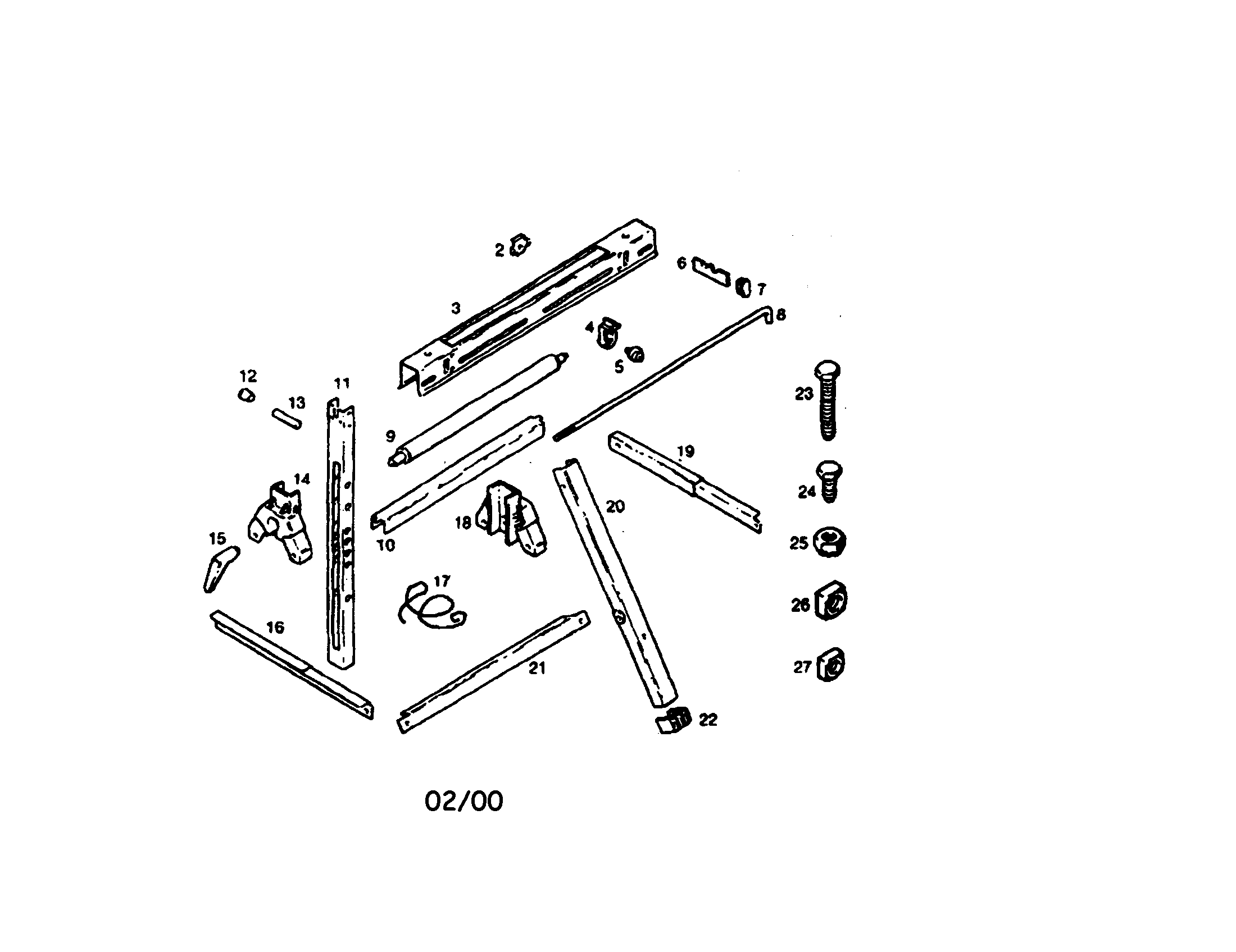 SUPPORT STAND W/ROLLER