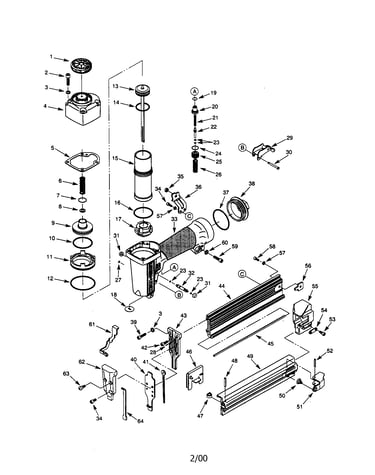 Combination nailer/stapler