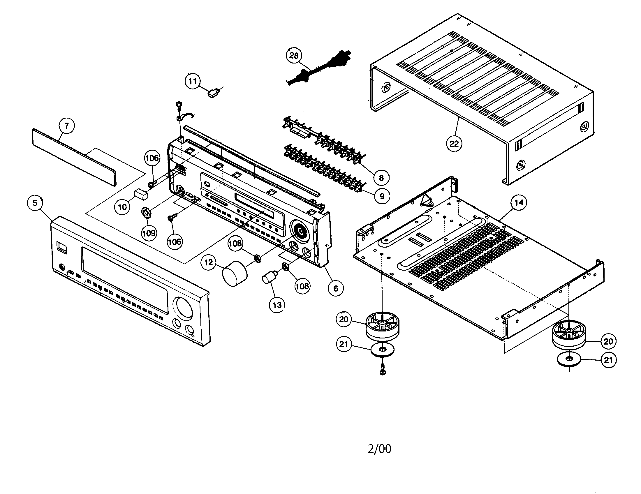 Av sound receiver