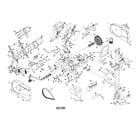 Proform PFRX35390 cycle frame assembly diagram