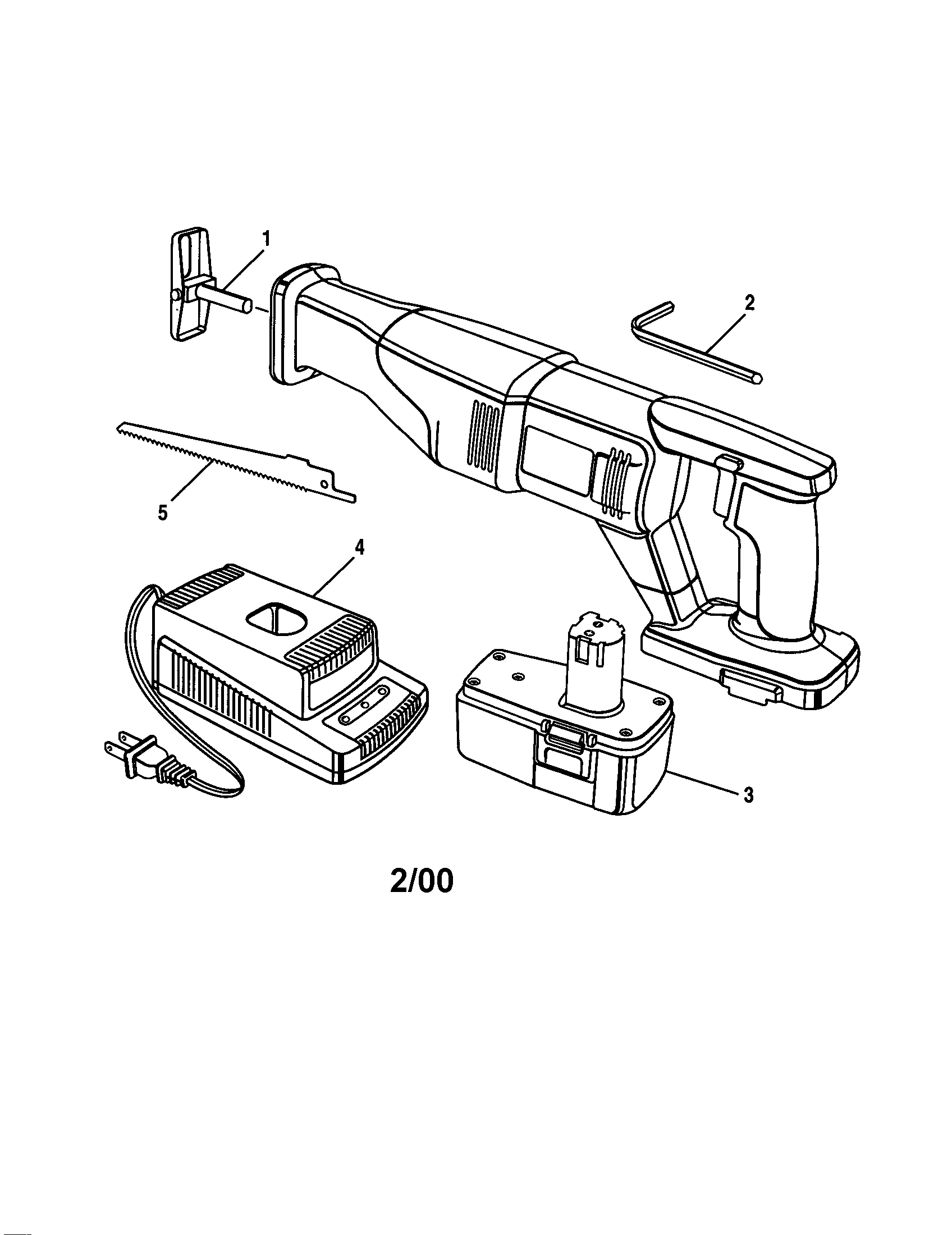 Cordless reciprocating saw