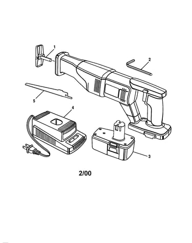 Cordless reciprocating saw