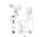 Waterworks WS2000 softener assembly diagram