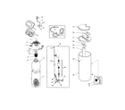 Waterworks WS1000 softener assembly diagram