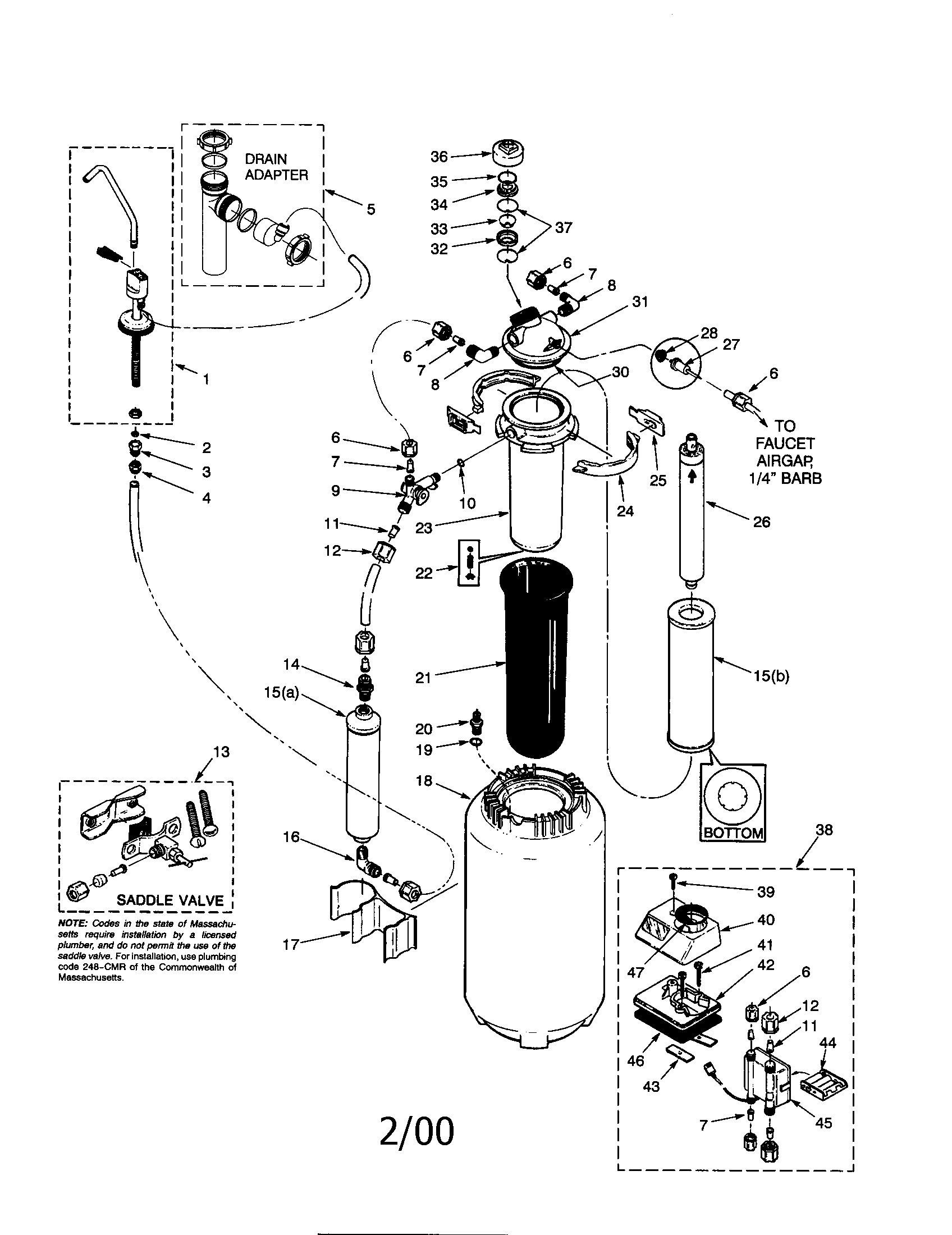 Undersink reverse osmosis