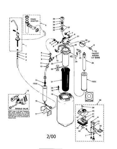 Undersink reverse osmosis